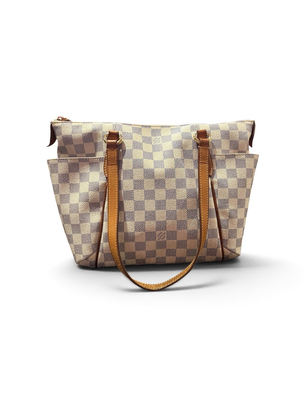 Authentic Louis Vuitton Totally PM Damier Azur Tote - Entrupy Certified